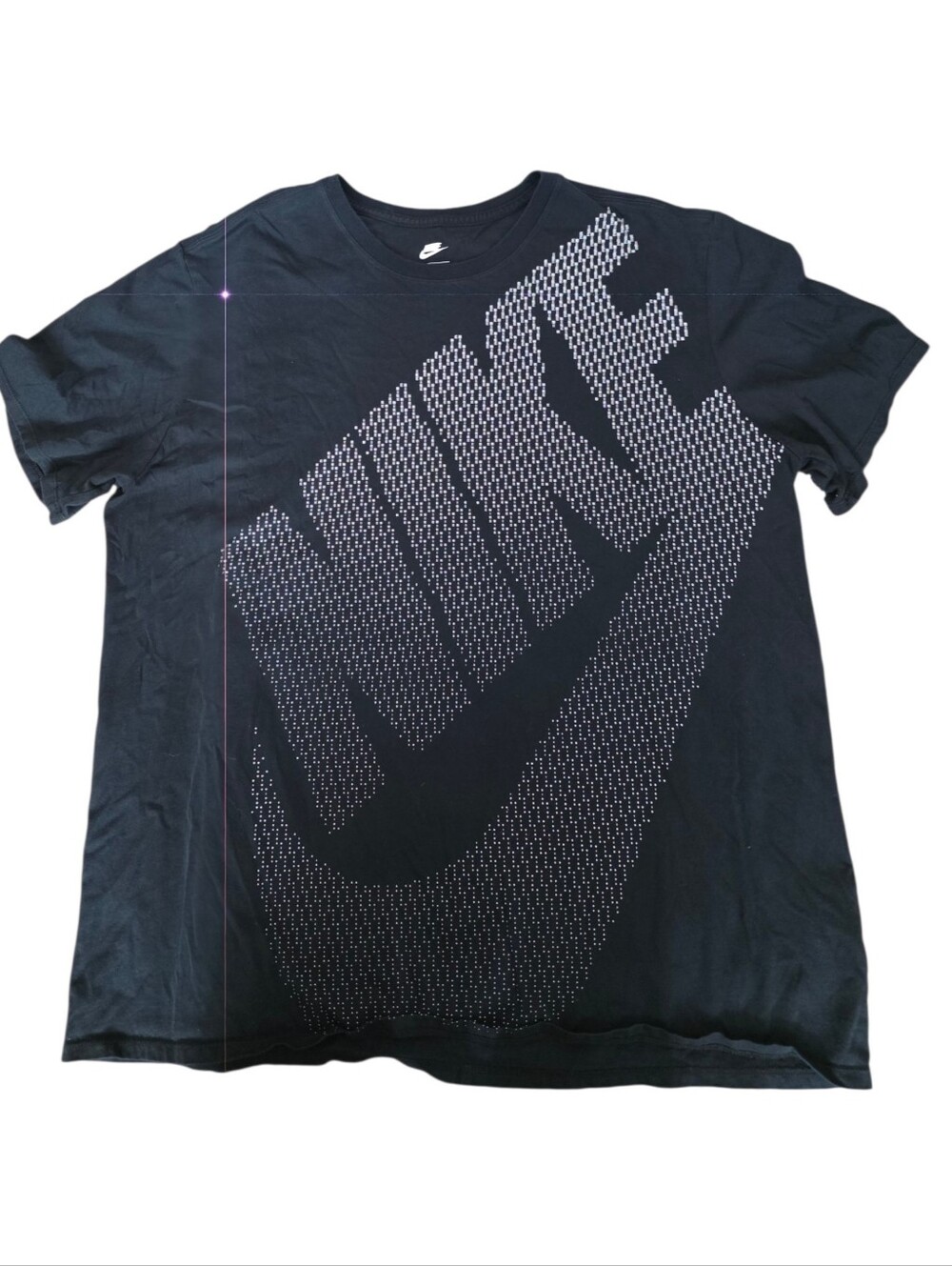 Nike Black Short-Sleeve Graphic Logo Tee